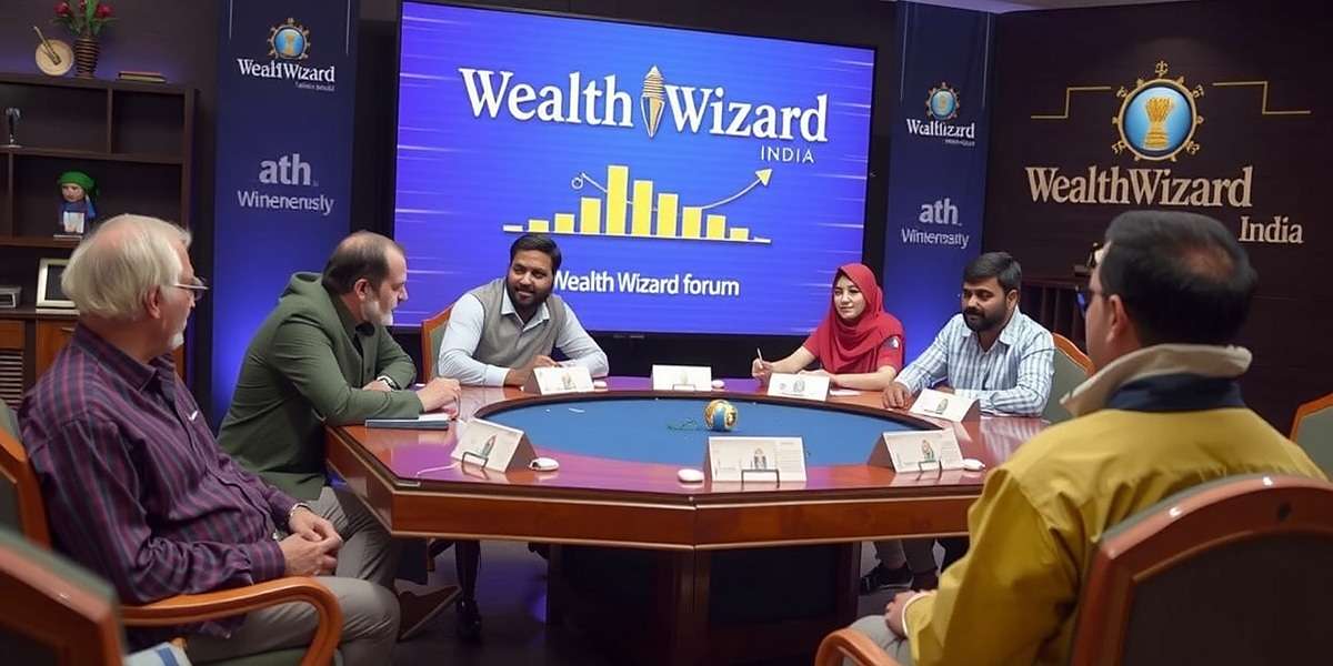 Wealth Wizard India - Community Forums Wealth Wizard India community forum showing players discussing financial strategies in Hindi and English